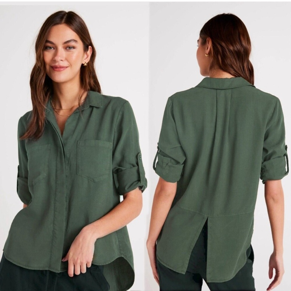 Bella Dahl Split Back Tencel Shirt